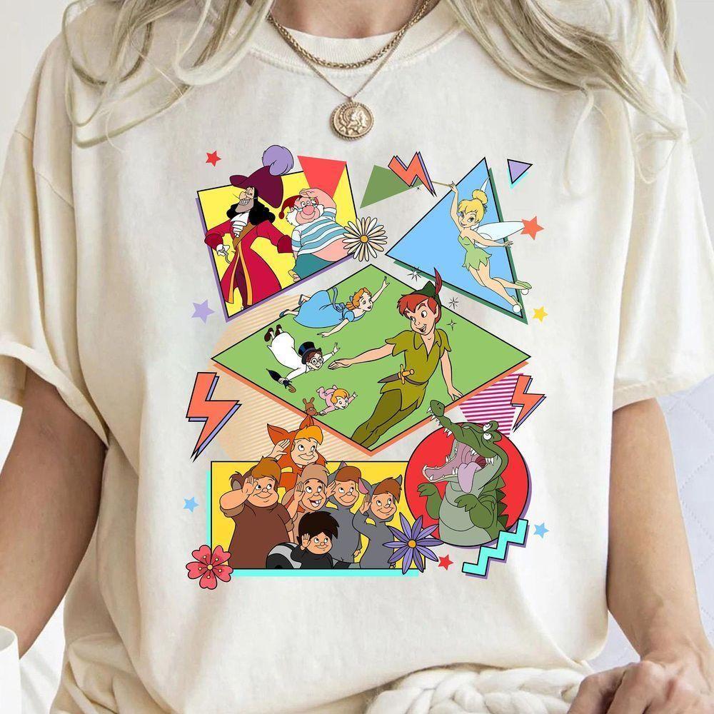 Peter Pan Characters Group Retro Disney Vuitino Merch
